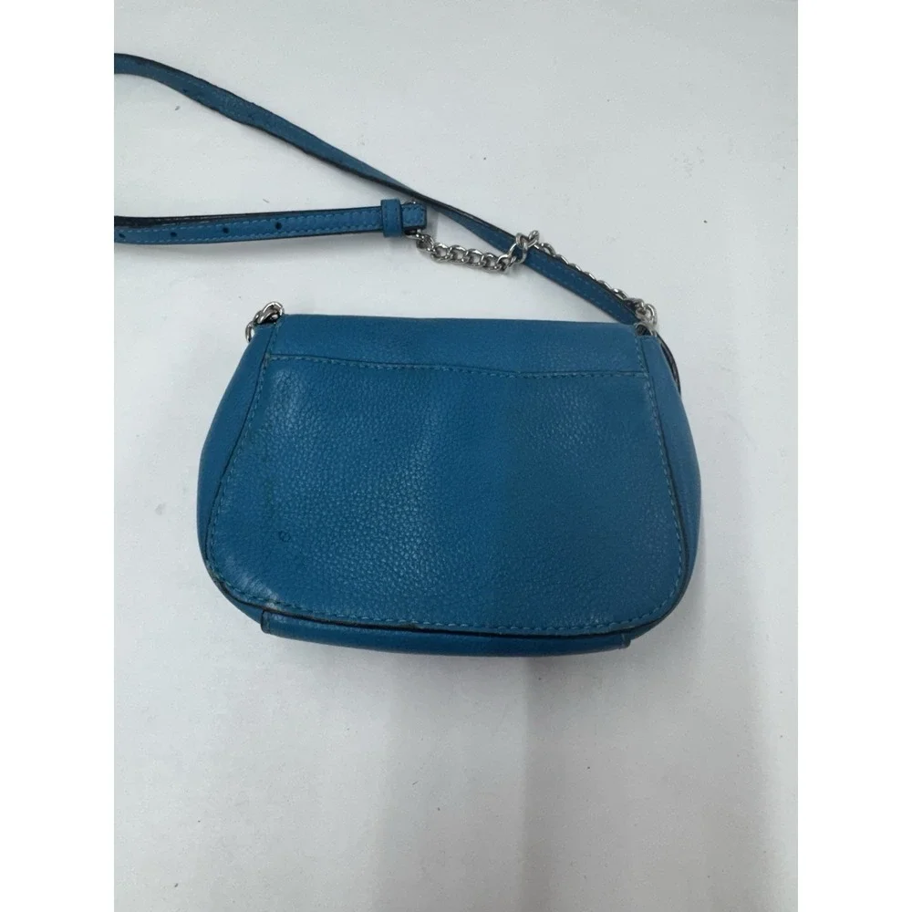 MICHAEL KORS FULTON Crossbody Bag Summer Blue Leather